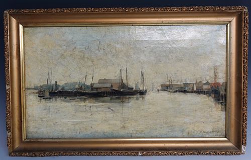 Gloucester Harbor Painting