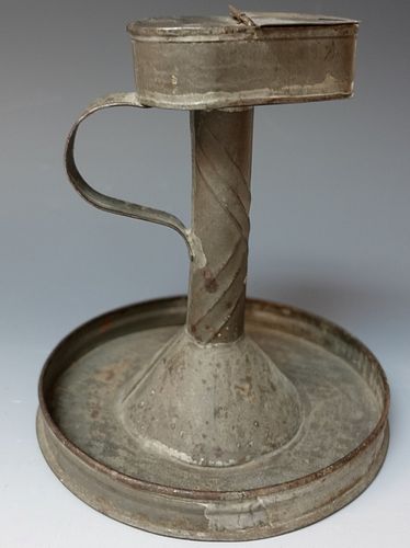 Antique Tin Fat Lamp