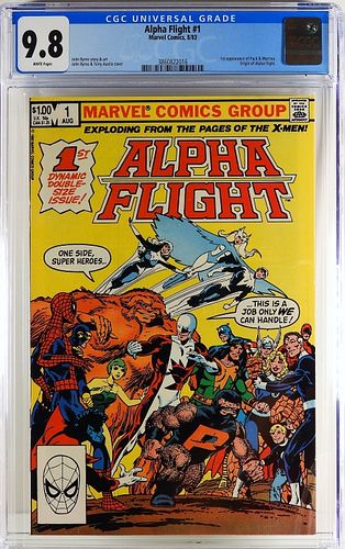 Marvel Comics Alpha Flight #1 CGC 9.8