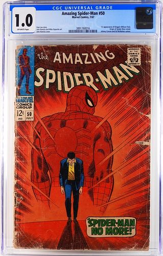 Marvel Comics Amazing Spider-Man #50 CGC 1.0
