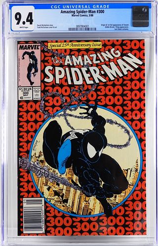 Marvel Comics Amazing Spider-Man #300 CGC 9.4 News