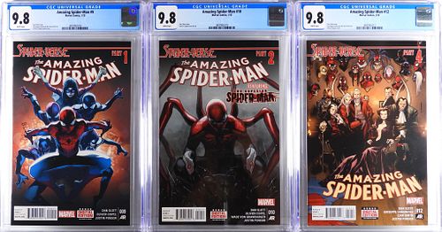 3PC Marvel Comics Amazing Spider-Man 2015 CGC 9.8