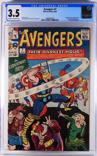 Marvel Comics Avengers #7 CGC 3.5