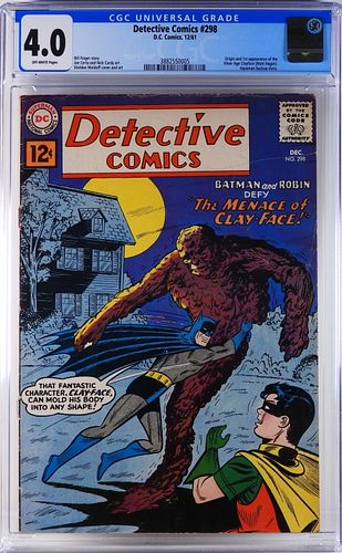DC Comics Detective Comics #298 CGC 4.0