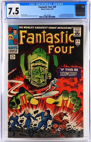 Marvel Comics Fantastic Four #49 CGC 7.5