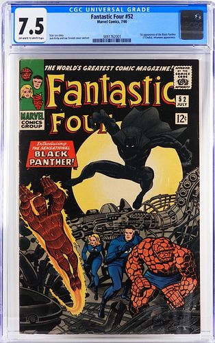 Marvel Comics Fantastic Four #52 CGC 7.5