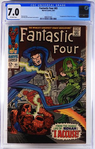 Marvel Comics Fantastic Four #65 CGC 7.0