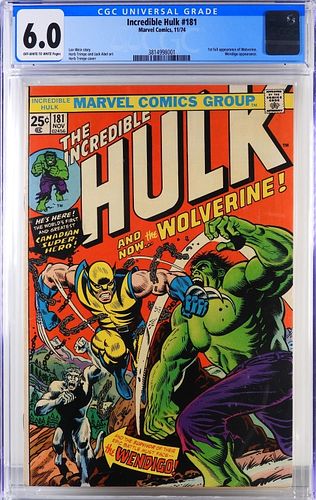 Marvel Comics Incredible Hulk #181 CGC 6.0