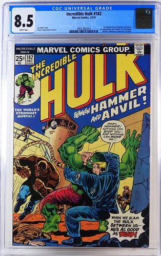 Marvel Comics Incredible Hulk #182 CGC 8.5