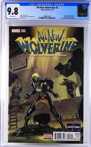 Marvel Comics All-New Wolverine #2 CGC 9.8
