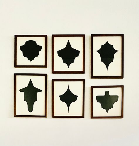 Allan McCollum, "Collection of Six Drawings", 1989/92