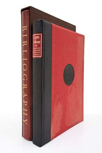 Bibliografía de The Limited Editions Club. Bibliography of the Fine Books / Quarto - Milenary. New York, 1959 / 1985. Piezas:2