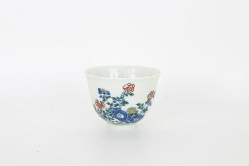 (2) Chinese 19th C. Porcelain Cups, Marked