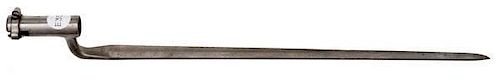 Civil War Greene Rifle Socket Bayonet Marked J.D.G. 