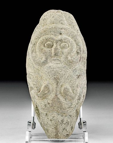 Taino Stone Standing Zemi Figure