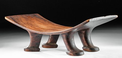 19th C. Cook Islands Wood No'oanga (for Chief)