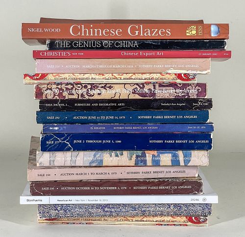 Assorted Books and Auction Catalogues includ. Chinese Works of Art