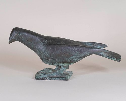 Cast Bronze Garden Bird