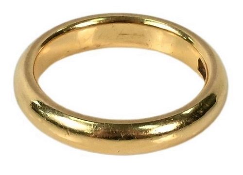 Jaccard's 22 Karat Gold Wedding Ring, 7.7 grams, size 6 1/4.