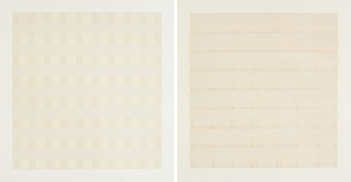 JOHNNIE WINONA ROSS (American b. 1949) TWO PRINTS, "Sand Bend Draw," AND "Salt Spring," 2006,