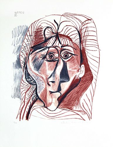 Pablo Picasso (After) - Visage de Femme de Face