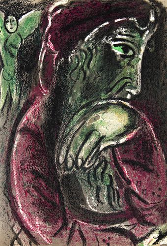 Marc Chagall - Job in Despair