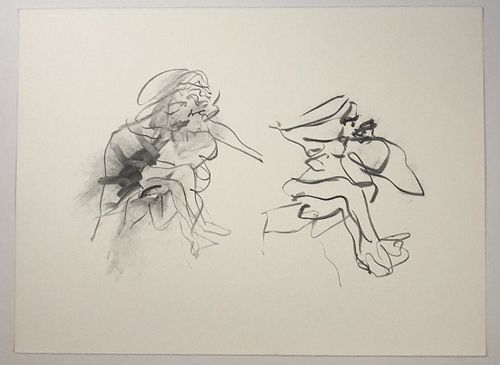 Willem De Kooning - Two Figures