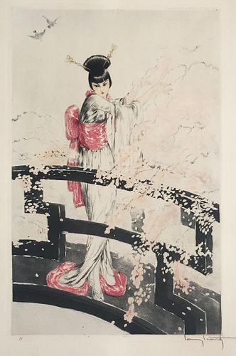 Louis Icart - Madame Butterfly