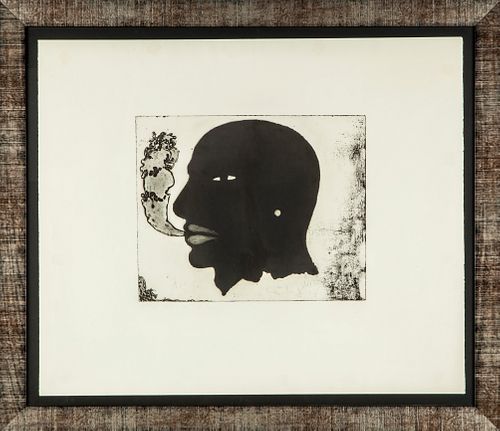 JAUME PLENSA (Barcelona, 1955).
"Untitled".
Carborundum engraving copy 16/75.
Signed and justified by him.
