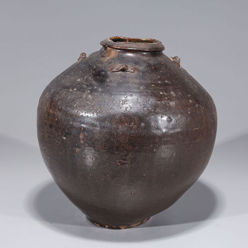 Chinese Yuan Dynasty Glazed Jar
