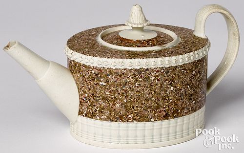 Mocha barrel form teapot