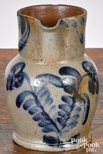 Small Pennsylvania stoneware pitcher, 19th c.