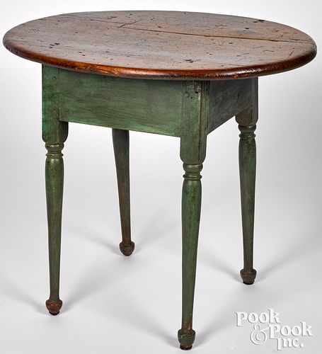 New England painted maple and pine tavern table