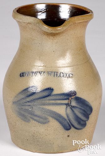 Harrisburg, Pennsylvania stoneware pitcher, 19th c