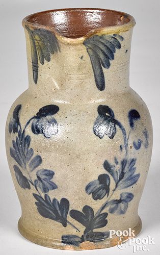 Pennsylvania Remmey type stoneware pitcher, 19th c
