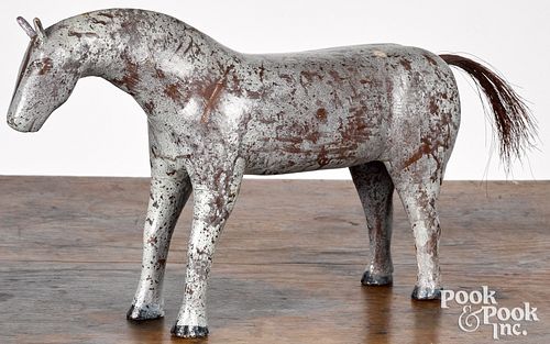 Pennsylvania carved and painted folk art horse
