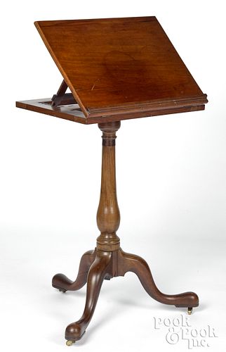Queen Anne mahogany bookstand, ca. 1760