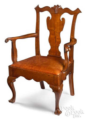 Pennsylvania Chippendale walnut armchair, ca. 1770