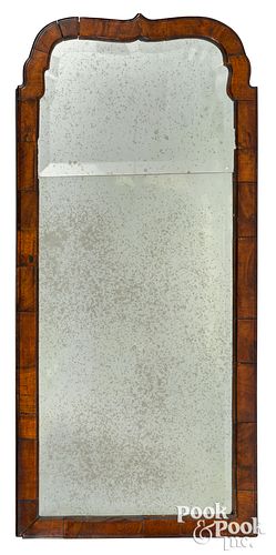 Queen Anne mahogany looking glass, ca. 1760