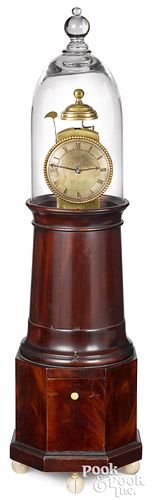 Massachusetts mahogany lighthouse clock, 20th c.