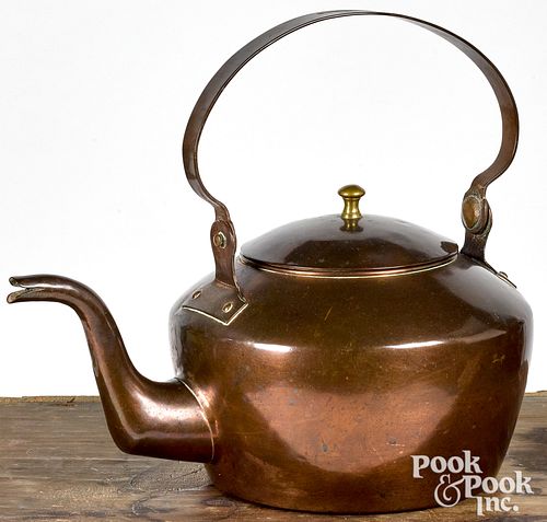 George Miltenberger, copper tea kettle