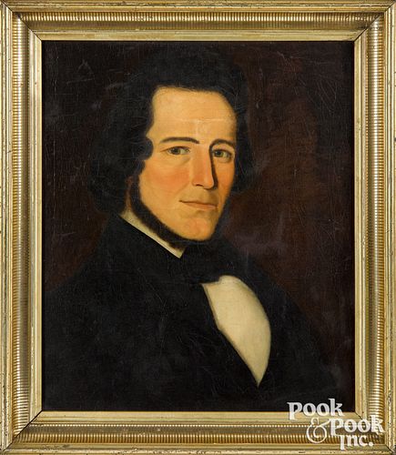 Wellman (William) Morrison oil on canvas portrait