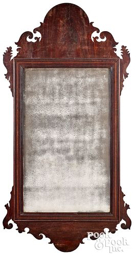 Large Chippendale mahogany mirror, ca. 1800