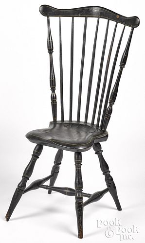 New England fanback Windsor chair, ca. 1790