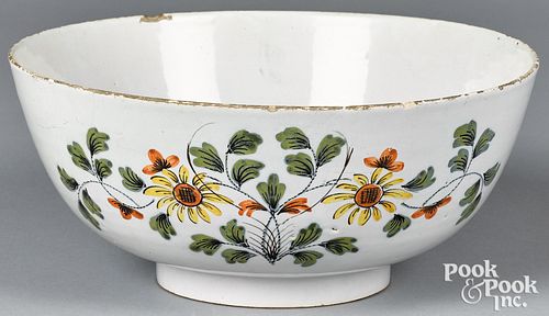 Delft Fazakerley bowl, mid 18th c.