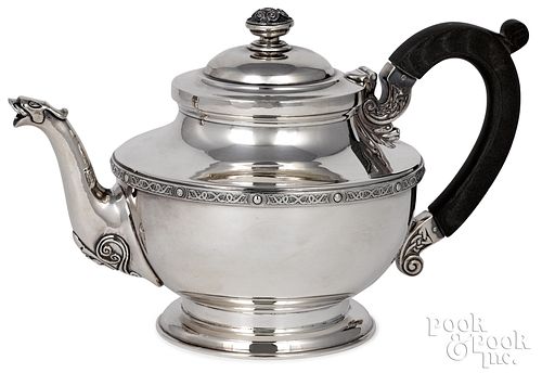 Irish silver teapot 1967