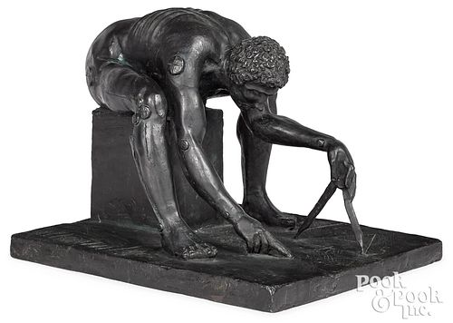 Eduardo Paolozzi bronze Newton after Blake 1998