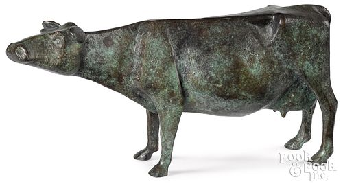 Terence Coventry bronze cow Hendrika, 1991