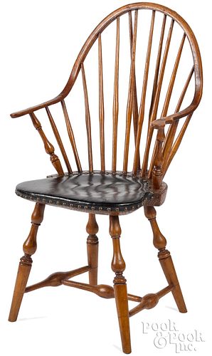 Connecticut continuous arm Windsor chair, ca. 1790