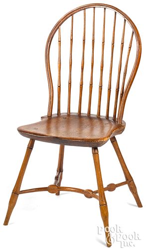 New England bowback Windsor side chair, ca. 1800